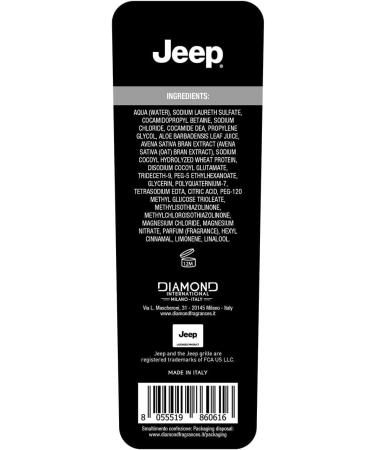 JEEP | Freedom - Shampoo & Shower Gel for Men with Aromatic and Woody Fragrance Fresh Sensation Made in Italy 300 ml - Buy Online on GoSupps.com