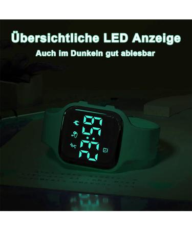 Buy Huyvmay Children's Fitness Watch | Waterproof Pedometer & Timer | 20 Days Battery Life | Perfect for Young Girls & Students - Buy Online on GoSupps.com
