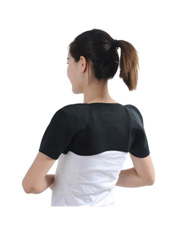 Self Heating Double Shoulder Support Brace Shoulder Warmer Self-Heating Shoulder Pad Magnetic Therapy Thermal Self Heating Shoulder Wrap Brace Protector for Relief of Pain Sore Muscles Stress