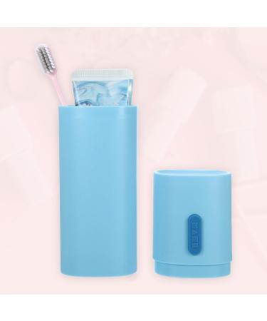 VOCOSTE 2 Pack Toothbrush Travel Case - Durable PP Travel Storage - Blue 7.68x2.36 - Ideal for Travel & Hygiene - Buy Online on GoSupps.com