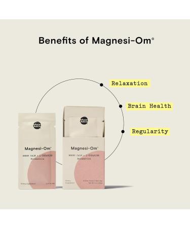 Moon Juice Magnesi Om Support Brain Health & Rest Magnesium Powder L-Theanine 100% Traceable Vegan & Non GMO - Berry - 0.14 Oz - Buy Online on GoSupps.com