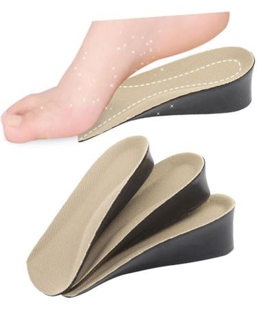 FRCOLOR Elevator Inserts - Invisible Shoe Lifts & Height Increase Insoles - 1 Pair Black 1.5cm Heel Lift Pads - Buy Online on GoSupps.com