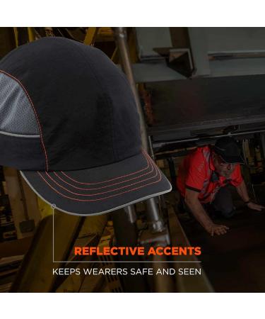 Ergodyne Safety Bump Cap Baseball Hat Style - Black - Buy Online on GoSupps.com