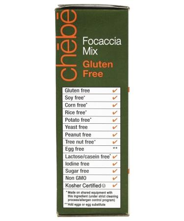 Gluten-Free Chebe Focaccia Mix - 7.5 oz | Perfect for Delicious Healthy Baking - Buy Online on GoSupps.com