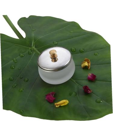 Lot de 2 Gobelets Vernis en Cristal D poli Couvercle en Acier Inoxydable Taille Moyenne Accessoires pour Produits de Manucure Nettoyage de Vernis Usage Professionnel - Buy Online on GoSupps.com