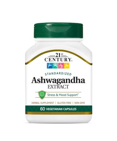 21st Century Healthcare Ashwagandha Extract 500 mg, 60 Capsules