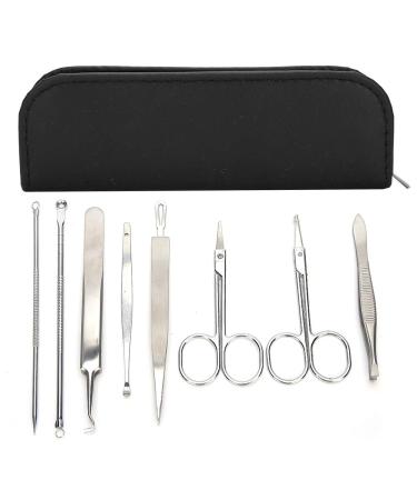 SOONHUA 8 Pcs Pimples Needles Kit Stainless Steel Wear-resistant Professional Blackheads Extractor Tool Acne Removal Kit Pimples Extractor