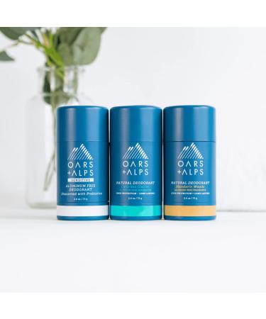 Oars + Alps Aluminum Free Deodorant for Men and Women Dermatologist Tested and for Sensitive Skin Variety 3 Pack 2.6 Oz Each 3ct - Variety - Buy Online on GoSupps.com