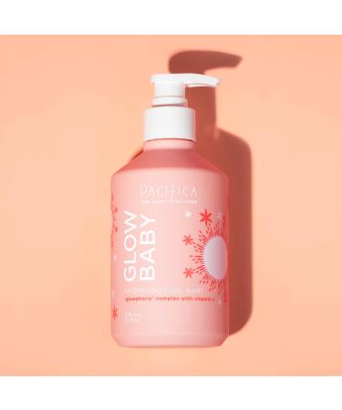 Pacifica Beauty Glow Baby Brightening Body Wash - Vitamin C Niacinamide Kakadu Plum - Hydrating Vegan Bath Gel - 12 fl oz - Buy Online on GoSupps.com