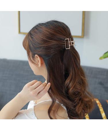 3 Pack Small Metal Hair Clips for Women - Hair Accessories for Thick Hair (Gold, Silver, Rose Gold) - Buy Online on GoSupps.com