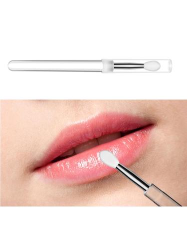 3Pcs White Silicone Lip Brushes Set - Perfect for Eyebrows & Lip Makeup | Cosmetic Applicator for Home Beauty - Buy Online on GoSupps.com