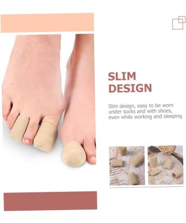 Minkissy 2pcs Silicone Toe Sleeves - Toe Guards for Protection and Comfort - Buy Online on GoSupps.com