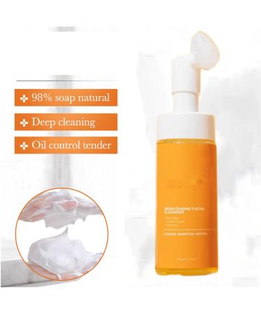 Turmeric Facial Cleanser | Brightening Foaming Face Wash with Kojic Acid | Gently Cleans Pores | 3 Pack - Buy Online on GoSupps.com