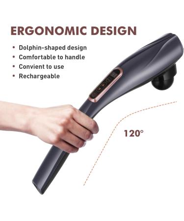 ULTECHNOVO Electric Neck Massager - Handheld Shoulder & Body Relief - International Shipping Available - Buy Online on GoSupps.com