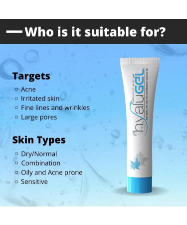 Hyaluronic Acid Gel for Oily & Acne Prone Skin - 30 gm | Hydrating & Refreshing | International Shipping Available - Buy Online on GoSupps.com