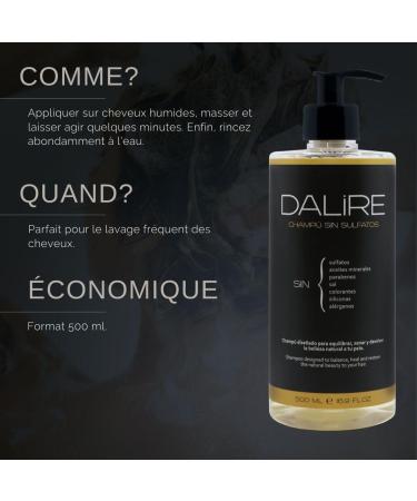 DALIRE CLASSIC BIO sulfate-free shampoo for oily hair keeps hair clean for several days with aloe vera and vitamin E - Buy Online on GoSupps.com