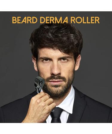 3 Pack Titanium Microneedle Beard Roller Set for Face & Body with Storage Case - Home Use Derma Roller Kit for Beard Hair Growth - Buy Online on GoSupps.com