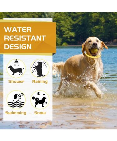 YOTANGO Dog Collar Repellent 2-Pack Dog Collar Repellency Slow Release Pleasant Aroma Waterproof - Yellow - Buy Online on GoSupps.com