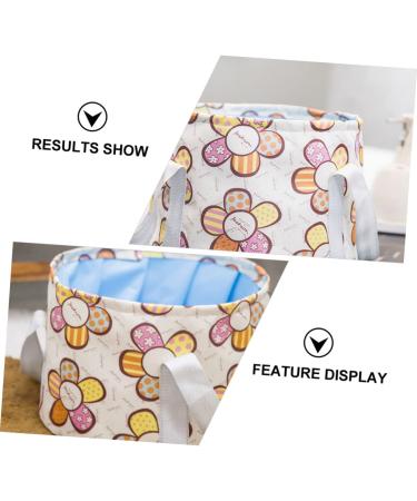 1pc Folding Water Basin Camping Bucket Foldable Fishing Bucket Folding Foot Soak Basin Compact Bucket Foot Bath Tub Collapsible Foot Spa Basin Outdoor Peva Folding Bucket Travel - Buy Online on GoSupps.com