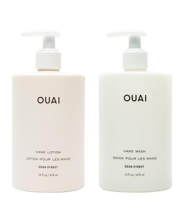OUAI Hand Wash and Hand Lotion, Moisturizes and Exfoliates with Daily Use, Made with Jojoba Esters, Avocado and Rosehip Oils, Dean Street Scent, 16 oz each… 16 Fl Oz (Pack of 2) - Buy Online on GoSupps.com