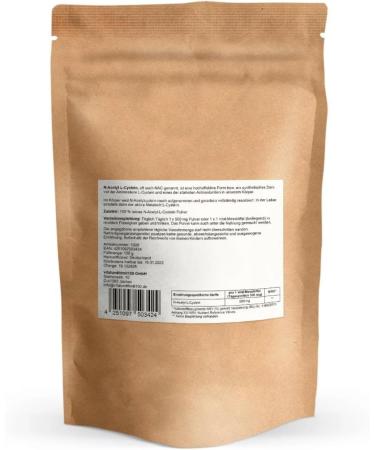 N-Acetyl-L-Cysteine Powder 200g - High-Dose Vegan NAC Amino Acid - Pure & Additive-Free - Made in Germany - Buy Online on GoSupps.com