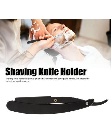 Buy Hurrise Straight Edge Razor Holder - Old-Fashioned Stainless Steel Manual Hairdresser Shaver for Precision Grooming - Buy Online on GoSupps.com