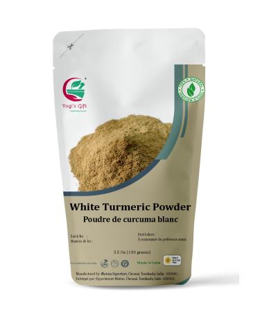 White turmeric powder 100g | aka Kapoor Kachri & Curcuma zedoaria | Yogi s Gift