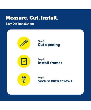 PetSafe Plastic Pet Door for Dogs and Cats - Durable Frame, Paintable, Flexible Flap - Small to X-Large Sizes - Easy DIY Install, Security Cover - Up to 220 lb Pets - Buy Online on GoSupps.com