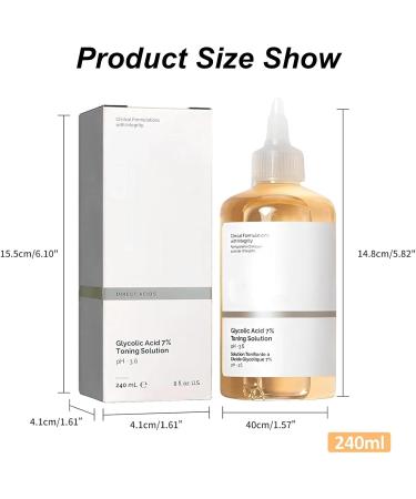 Glycolic Acid 7% Toning Solution Glycolic Acid Toner Glycolic Acid 7% Toning Resurfacing Solution Moisturize & Strengthen Skin Exfoliating Glycolic Acid 7% Toning Solution - Buy Online on GoSupps.com
