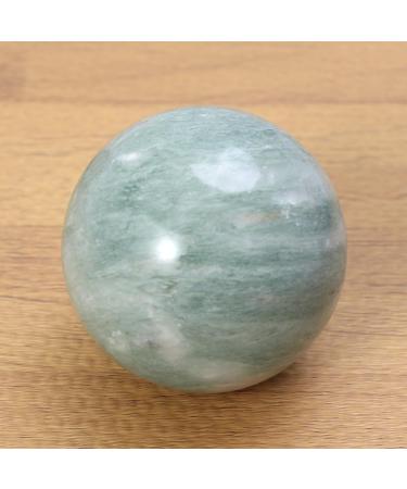 Homsfou 2 Pack Chinese Stone Massage Balls - Natural Muscle Relaxation & Stress Relief - Medium Green Healthcare Massage Balls - Buy Online on GoSupps.com