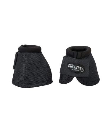 Weaver Leather No-Twist Bell Boots Extra Large Black