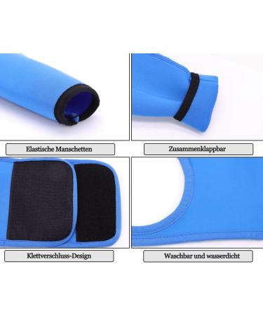 Gtobes Dogs Recovery Suit - Cone Collar Alternative | Abrasion-Resistant Pet Wound Protection | Washable Waterproof Blue XXL - Buy Online on GoSupps.com