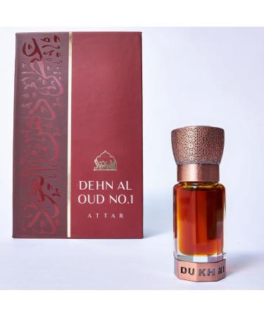 Dukhni Dehn Al Oud Attar For the Oud Connoisseur | Authentic Arabic Fragrance Oil | Special Luxury Gifting | 1 bottle x 6ml | Arabian Perfume Oil