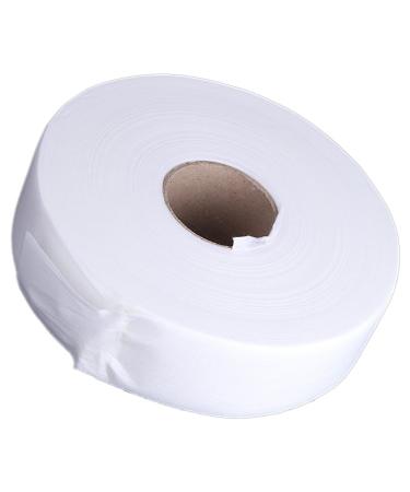 91 4 m de papier d pilatoire pour pilation la cire bandes de cire en papier non tiss (blanc)