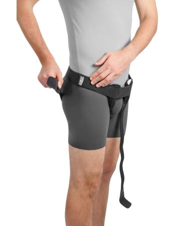 Buy Movibrace Inguinal Groin Hernia Belt - Double Large Size Black | International Shipping Available - Buy Online on GoSupps.com