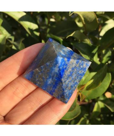 Natural Lapis Lazuli Quartz Crystal Pyramid Natural Stones and Minerals for Gift Suitable for Home Raw Stones and Minerals Stone Mineral Specimen - Buy Online on GoSupps.com