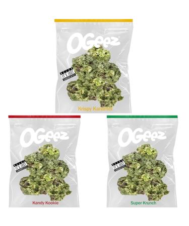 Buy 9 x Ogeez Krunch Crispy Chocolate - 3 Varieties | Relax It's Just Chocolate | Heartforcards Shipping Protection - International Shipping Available - Buy Online on GoSupps.com