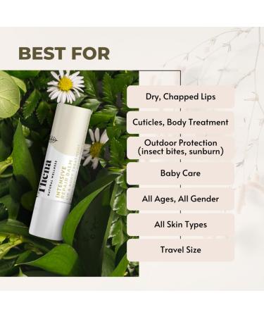 Thena Intensive Repair Balm - 100% Natural Dry Skin Treatment for Lips & Cuticles - Travel Size Vanilla (0.15 oz - Buy Online on GoSupps.com