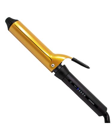 Glampalm 1.2" Clip Curling Iron Ultrasmooth Ceramic Long Lasting Curls and Waves Korea's No.1 Salon Brand Universal Voltage 2 Year Warranty