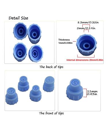 Hydro Dermabrasion Water Scrub Silicone Tips Set for Elitzia Beauty Machine - 4 Piece Assortment - Buy Online on GoSupps.com