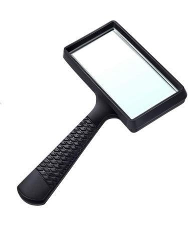 Rectangle 5X Handheld Magnifier for Reading Books Map Hobbies Learning Fault Finding Better Life