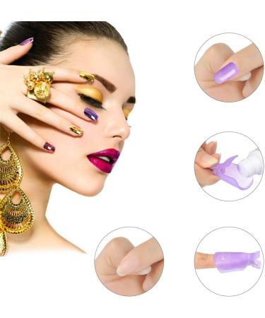 Timeset 522-Piece Nail Polish Remover Clips Set | 10 Plastic Finger Caps 10 Toe Clips & 500 Remover Pads - Perfect for Gel Polish & Skincare - Buy Online on GoSupps.com