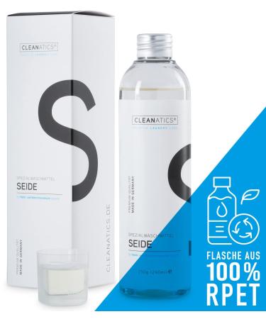Cleanatics silk detergent concentrate for bright colors for silk & viscose - ideal for silk blouse scarf silk towel nightwear silk bed linen duvet bed linen & bathrobe (250 g) - Buy Online on GoSupps.com