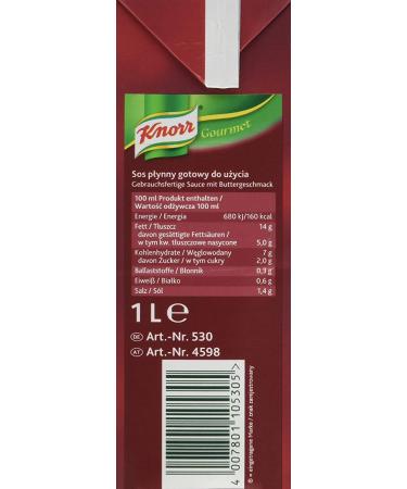 Buy Knorr Gourmet Sauce Hollandaise (2-Pack 2x 1L) - Fine Butter Taste for International Shipping - Buy Online on GoSupps.com
