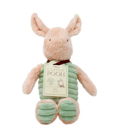Official Disney Classic Winnie the Pooh & Friends Piglet - Soft Plush - Baby Gifts - Teddy Bear - Soft Toy by Rainbow Designs Single Piglet