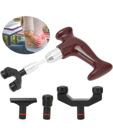 Ververt Touch T-Shape Therapeutic Hand Massager | Deep Tissue Muscle Massage Gun for Pain Relief & Acupressure - Ideal for Physiotherapy - Buy Online on GoSupps.com