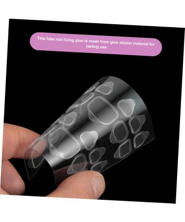 AUTSUPPL 20 Sheets of Transparent Gel Tabs Double-Sided Adhesive Lightweight and Waterproof Manicure Stickers for Nail Art and Extensions - Buy Online on GoSupps.com
