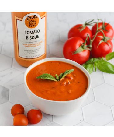 Tomato Bisque by Zoup! Good  Really Good- No Artificial Ingredients  No Preservatives  Gluten Free Tomato Bisque  16 oz Ready to Serve (1 Pack) - Buy Online on GoSupps.com