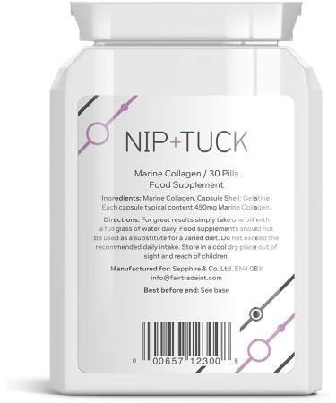NIP & TUCK Forget The Facelift Pills FACE Anti Wrinkle Pills Radiant Skin - Buy Online on GoSupps.com