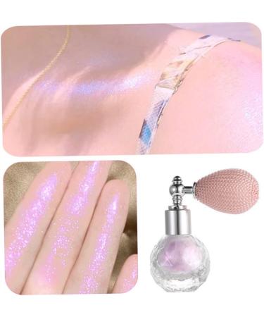 FOMIYES 4pcs High Gloss Dusting Spray Hair Gel Hair Glitter Highlighter Powder Spray for Body Miss Face 7.5x7cm x4pcs Purplex4pcs - Buy Online on GoSupps.com